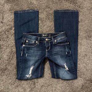 Soundgirl Women's Blue and Navy Jeans